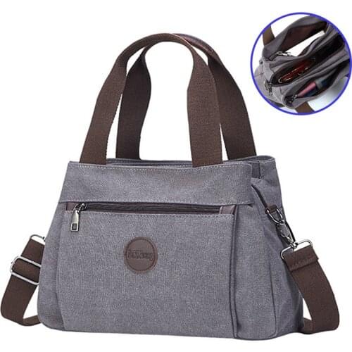 Women Bag Handbags Crossbody Canvas Bag For Woman 2021 Big Bag Canvas Shoulder Tote Female Handbags Lady Designer Messenger Bags