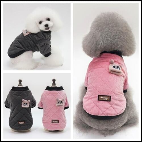 Winter Pet Dog Clothes for Small Dogs Clothing Chihuahua Thicking Warm Coat Jacket Pug Costume French Bulldog Outfit for Yorkies