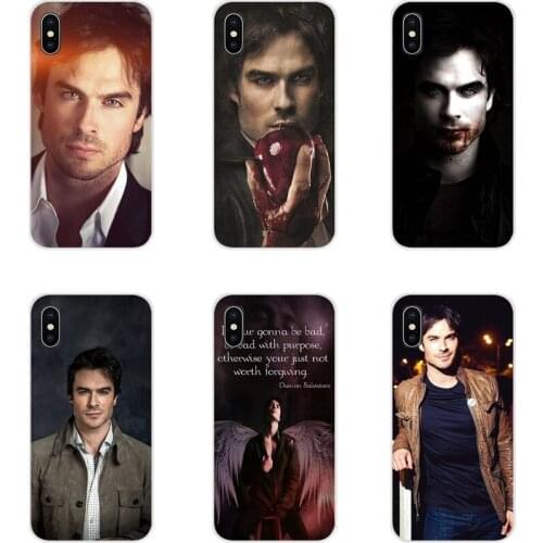 For Samsung Galaxy J1 J2 J3 J4 J5 J6 J7 J8 Plus 2018 Prime 2015 2016 2017 The Vampire Diaries Ian Somerhalder Mobile Phone Cover