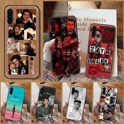 Zayn malik Phone Case For Samsung Galaxy A 10 12 20E 21S 30 32 40 50 51 52 70 71 72 5 6 7 2016 2018 black painting cover pretty