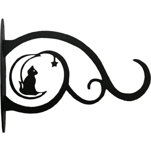 Decorative Hanging Plant Hook Hummingbird Cast Flower Basket Wall Hanging