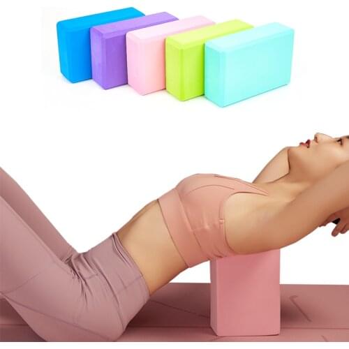 EVA Gym Blocks Foam Brick Training Exercise Fitness Set Tool Yoga Bolster Pillow Cushion Stretching Body Shaping Yoga Blocks