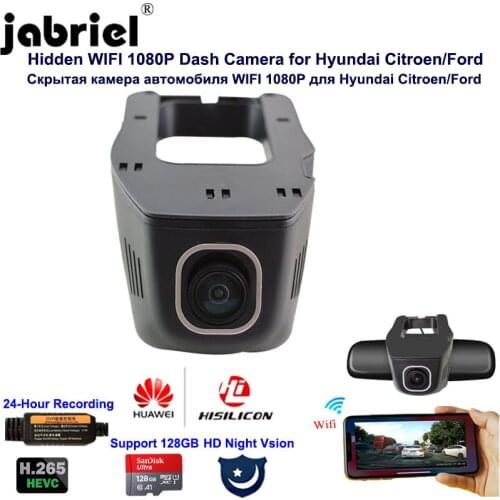 HD 1080P Car DVR Camera Dash Cam 24H Video Recorder for hyundai tucson i30 solaris citroen c3 c4 c5 Honda Toyota Skoda Ford VW