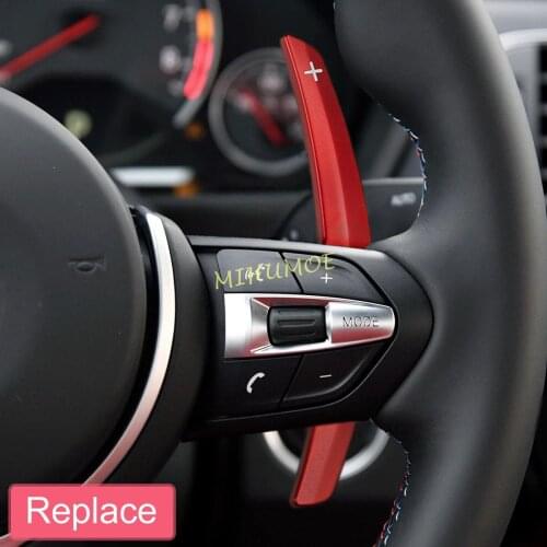 Red Steering Wheel Paddle Shifter Extension For 2011-2020 BMW M Sport 1 2 3 4 5 Series X2 X3 X5 X6 M2 M3 M4 M5