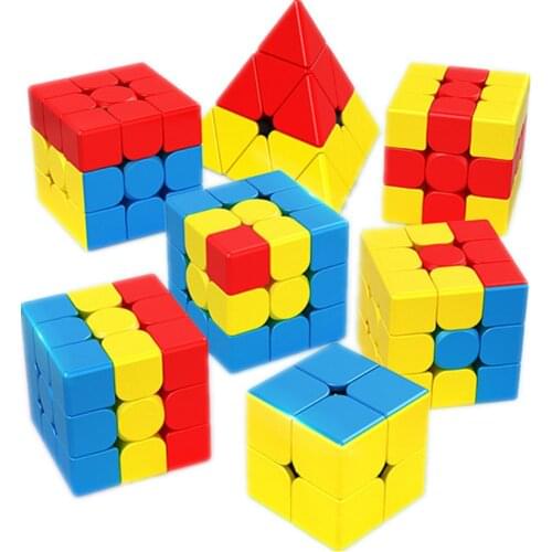 Moyu Cube Puzzle Children Teaching Puzzles 3x3x3 Cubo Magico Unicorn Pudding Bumpy Little Red Hat Magic Cube Speed Education Toy