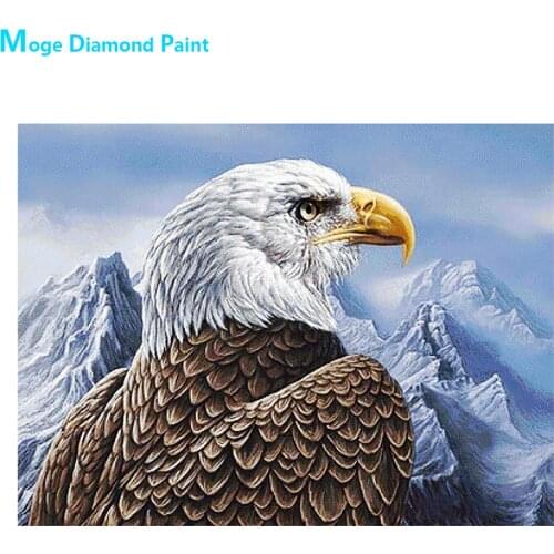 Lceberg Bald Eagle Raptor Diamond Painting Bird Round Full Drill Nouveaute DIY Mosaic Embroidery 5D Cross Stitch Animal Pattern