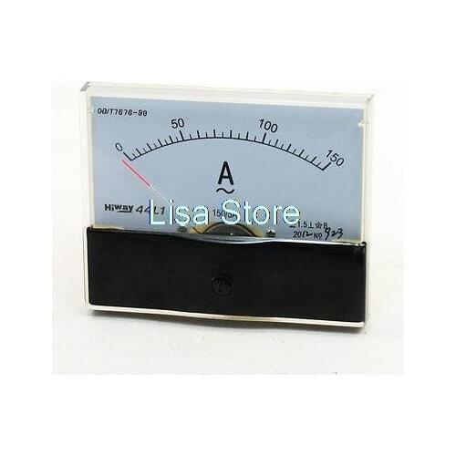 Plastic Casing AC 0-150A Analog Panel Meter Ampere Ammeter Gauge 44L1