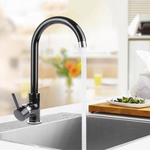 Oversea Stock!!!360 Rotating Faucet Black Water Polishing Purifier Faucet Stainless Steel Water Tap Kitchen Bathroom Fixture HWC