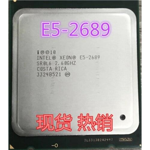 Intel Xeon E5 2689 LGA 2011 2.6GHz 8 Core 16 Threads CPU Processor E5-2689 2689