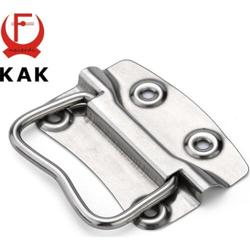 KAK-J203 Cabinet Handle Wooden Case Knobs Tool Boxes Stainless Steel Handles Kitchen Drawer Pull For Furniture Hardware