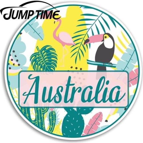 Jump Time Australia Vinyl Stickers Tropical Oz Sticker Laptop Luggage Decal Truck Window Car Wrap Car Accessories