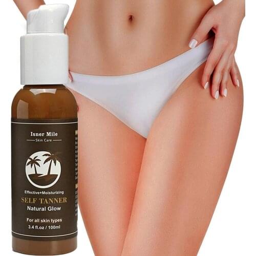 30/100MLml Body Self-tanning Bronzer Face Sunbathing Cream Tanning Oil Sun Tanning Sunscreen Foundation Tanning Agent Lotion Bod