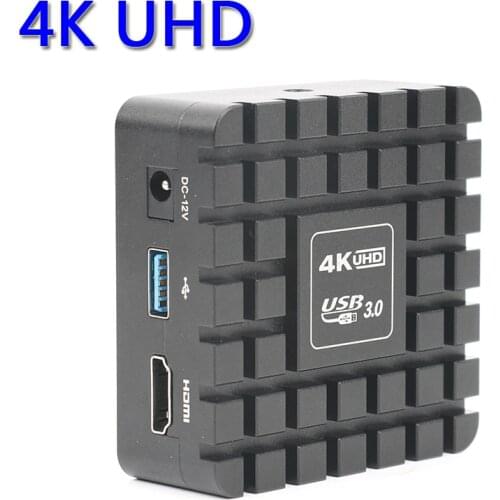3840*2160 12MP 4K 1080P UHD HDMI C mount Industrial Digital Video Microscope Camera TF Video Image Storage Measurement Function