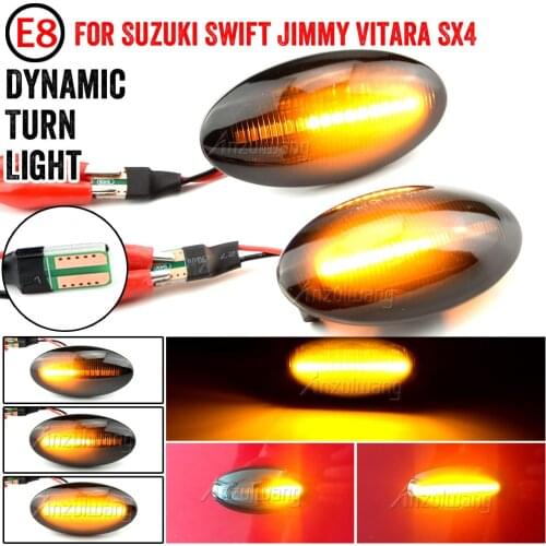 Dynamic LED Side Marker Lights For SUZUKI Alto Celerio Jimny Splash Swift III 2005-2010 Car Turn Signal For Suzuki Swift IV 2010