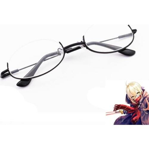 Fate Grand Order Mysterious Heroine X Alter Cosplay Glasses Women/Men Fashion Half Frame Eyeglasses Halloween Costume Props