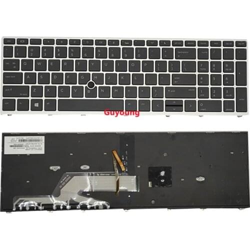Laptop US keyboard For HP ProBook 450 G5 455 G5 470 G5 English backlit