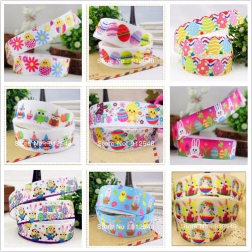 YJHSMY 22mm 5yard/lot cartoon Printed grosgrain ribbon, DIY handmade accessories, wedding gift packaging materials WM12846