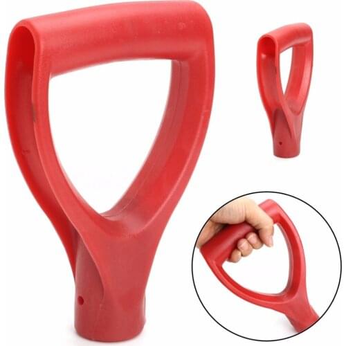 Red Plastic Scoop Poly D-Grip Handle For Spade Fork Shovel Replacement 32mm accessories