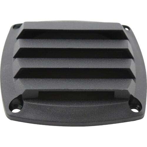3 Inch Louvered Vents Style Boat Marine Hull Air Vent Grill Cover - Black