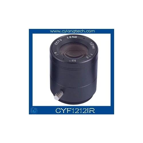Cctv lens f1.2 12mm cctv Lens for cctv camera . free shipping. CYF1212IR