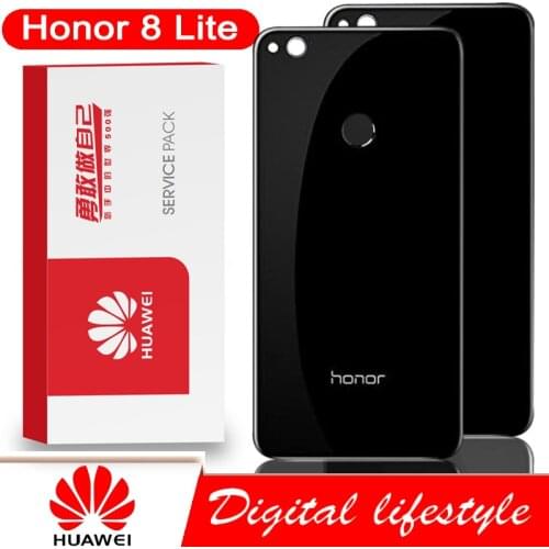 Original Back Housing Replacement for HUAWEI Honor 8 LITE Back Cover Battery Glass with Camera Lens adhesive Sticker