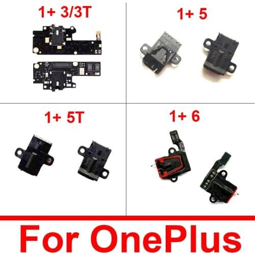 Audio Jack Board For Oneplus 1+ 3 3t A3000 A3003 A3010 Earphone & Headphone Port Flex Ribbon Cable Repair Parts Tested Good