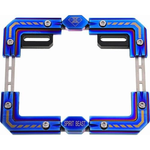 Motorcycle License Plate Frame Plate CNC Flexible For Honda Yamaha Kawasaki Suzuki Benelli Ktm Ducati Niu Scooter Dirt Bike