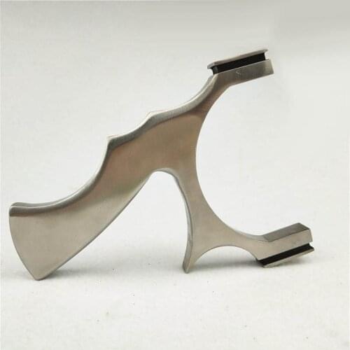 New 1Set High Quality Stainless Steel Slingshot personality Flat Rubber Bands For Outdoors Hunting Shooting Accept customizati