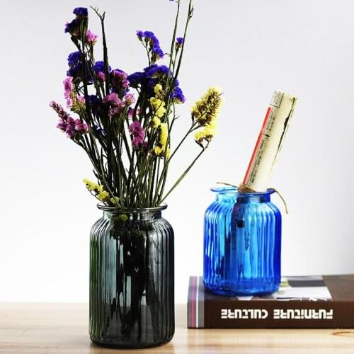 Morden style Ceramic Vase colorful flower bottle Adornment Handicraft office Porcelain Vase Home Decor Furnishing Articles J