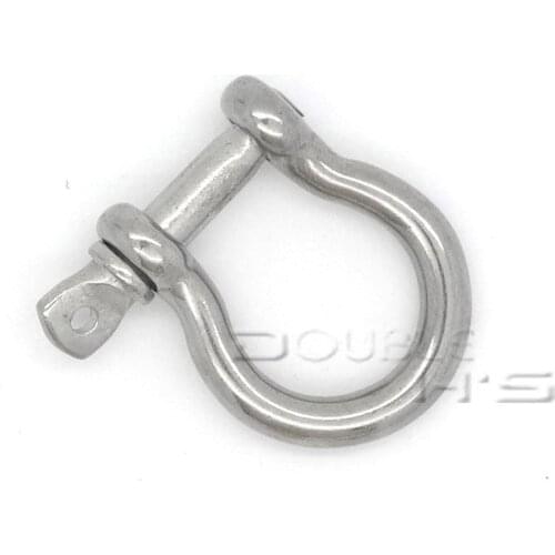 500pcs/lot Stainless Steel D Anchor Shackle Screw Pin for Paracord Bracelet Buckle Travel Kits