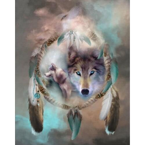 5D 3D DIY,Diamond Embroidery,Animal,Wolf Full Diamond Painting Cross Stitch Mosaic,Decoration, Crafts,Christmas Home Decoration