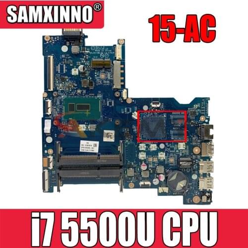 AHL50 / ABL52 LA-C701P for HP 15-AC 15T-AC 250 G4 Laptop motherboard CPU i7 5500U DDR3 100% test work 817844-601