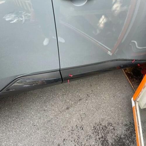 For Nissan Rogue X-Trail T33 2022 2023 ABS Carbon Fiber Car Accessories ABS Chrome Side Door Body Molding Moulding Trim