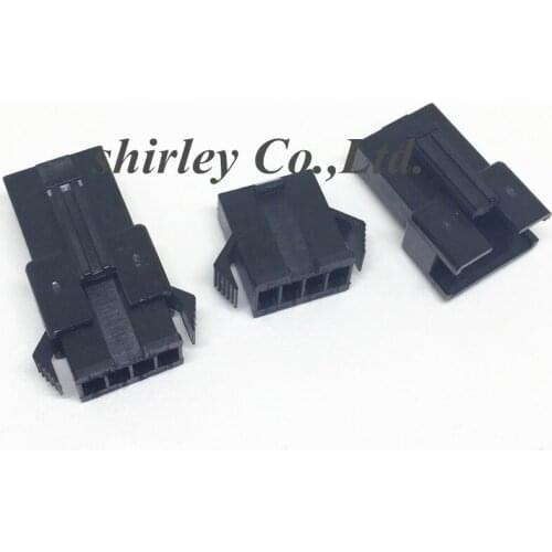 Free shiiping 100sets/lot connectors SM 4Pin Pitch 2.54MM Female and Male Housing + terminals SM-4P SM-4R JST 2.54MM SM2.54-4P