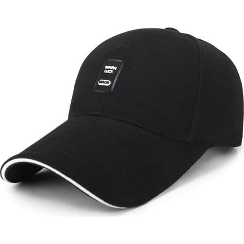 Men Women Plain Black Extra Long Bill Snapback Cap Sun Protection Baseball Cap Outdoor Sport Baseball Hat Running Visor Sun Cap