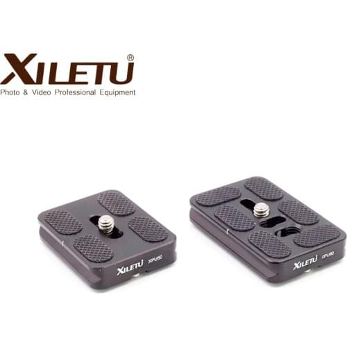 XILETU X-PU 50 60 70 Series General Camera Quick Release Plate Mount Arca Standard Screw 1/4'' for Manfrotto Tripod Ball Head