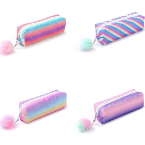 Pencil Cases Kawaii Pencilcase School Supplies For 2021glitter Cute Case Trousse Scolaire Estojo Escolar Estuches Escolares Etui