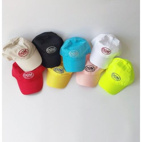 Children Visors Hats Spring Summer Bew Fast Drying Kids Baseball Cap Korean Version Breathable Sun Block Letter OMG Snapback Hat
