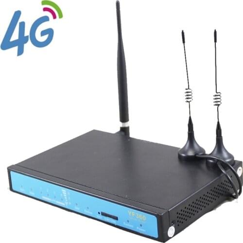 YF360-L VPN M2M industrial 4G LTE WIFI router with sim card slot external antenna