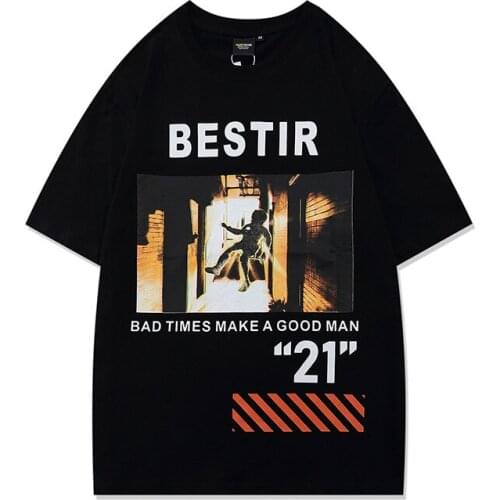 Summer T-shirt Men Women Harajuku Loose Fit T Shirts Hip Hop Tees Fashion Clothes Man Graphic Printed Tees Tshirt Drop Shipping