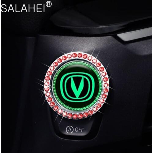 One-click Start Button Crystal Ignition Ring Sticker Car Interior For Changan CS95 CS85 CS75 CS55 CS35 CS15 2018 2019 2020 EADO