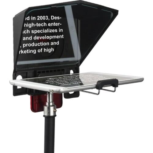 Bestview T2 Mini Teleprompter Portable Inscriber Interview Video prompter for iPad Tablet phone DSLR camera artifact video
