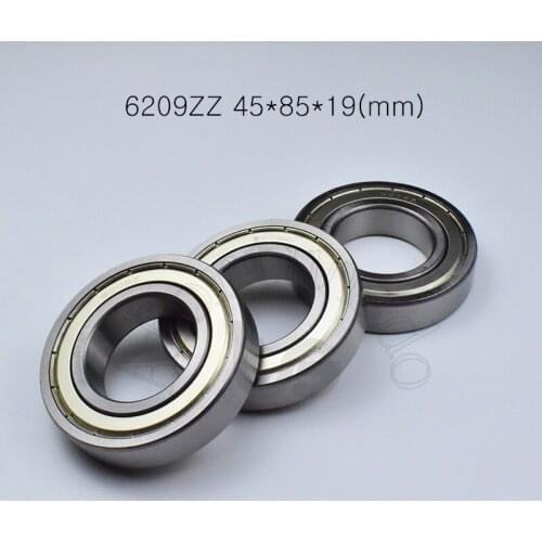 6209ZZ 45*85*19(mm) 1Piece bearings ABEC-5 metal sealing bearings 6209 6209Z 6209ZZ CHROME STEEL BEARING