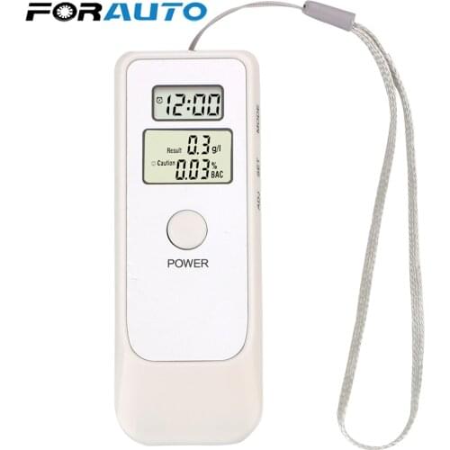 Portable Breathalyzer Dual LCD breath alcohol tester alcohol breathalyzer Alcohol Detector for car accessories