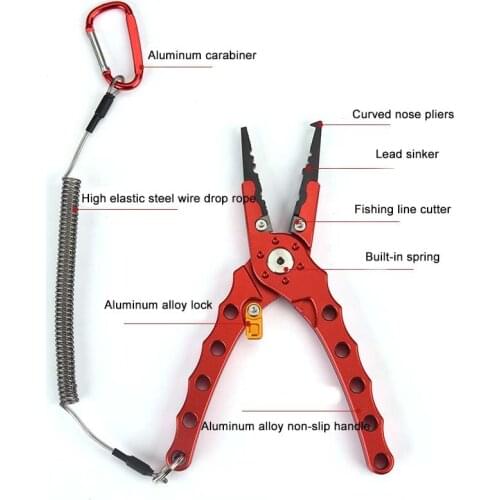 Fishing Plier Scissor Braid Line Lure Cutter Hook Remover etc. Fishing Tackle Tool Cutting Fish Use Tongs Multifunction Scissors