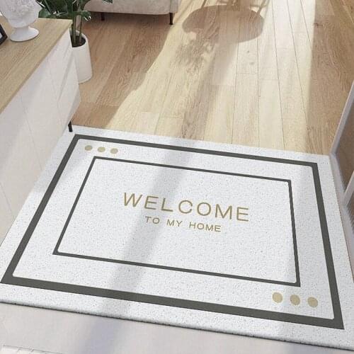 Modern Simple Dust Removal Home Door Mat Can Be Cut Floor Entrance Door Mat Carpet PVC Anti-slip Mat Custom Hallway Mat Carpet