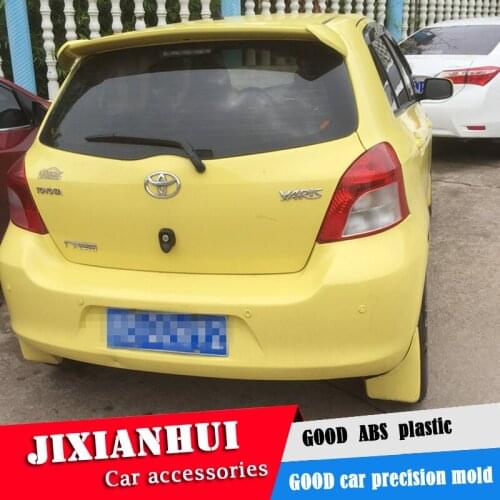 For Yaris Spoiler 2008-2013 Toyota Yaris Hatchback Spoiler YDKD ABS plastic Material Car Rear Wing Color Rear Spoiler