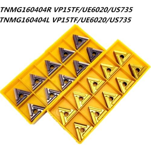 TNMG160404R UE6020 TNMG331R External Turning Tools TNMG 160404 Carbide insert Lathe cutter Tool Tokarnyy turning insert