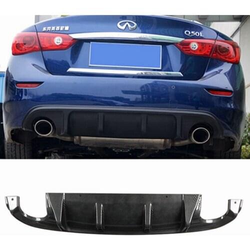 Rear spoiler for Infiniti Q50 Q50L Q50S 2014 2015 2016 high quality Diffuser PP material big spoiler Q50 Q50S Diffuser auto part