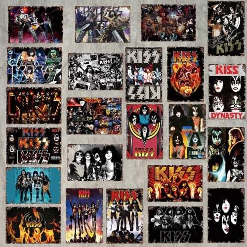 Star Metal Signs Rock Music Shabby Chic Vintage Poster Wall Music Bar Cinema Home Art Craft Decor 30X20CM DU-5434A